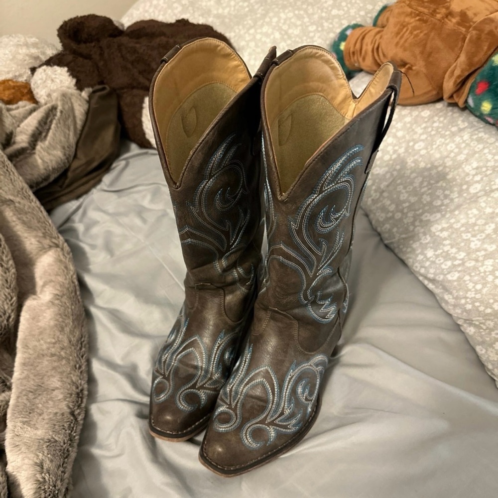 Brown Cowboy Boots
